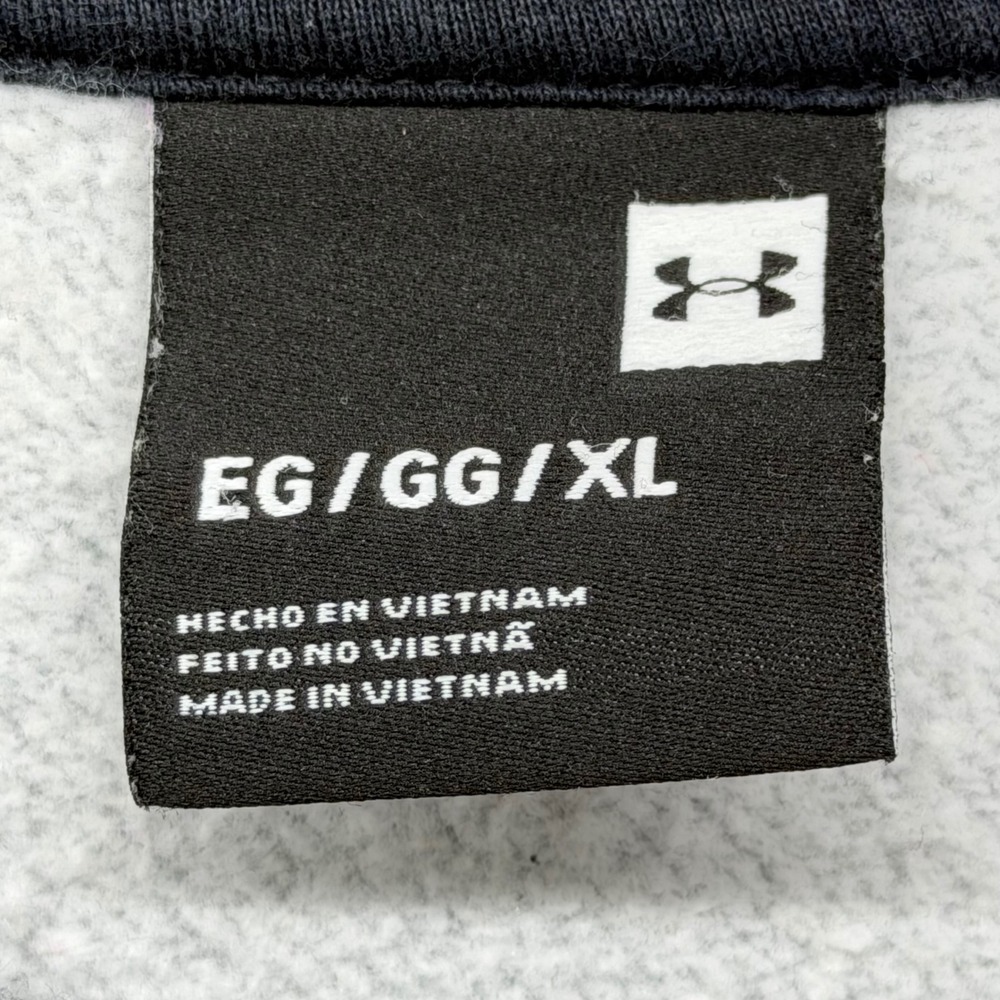 Under Armour Mens Rival Fleece‎ Sweatshirt Gray Crewneck XL 1320738 Pullover - Picture 4 of 10